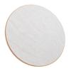 17.7in RV Round Table Top Solid Wood Anti Slip with Mounting Screws Dinning Tabletop for Boats Yachts Deck