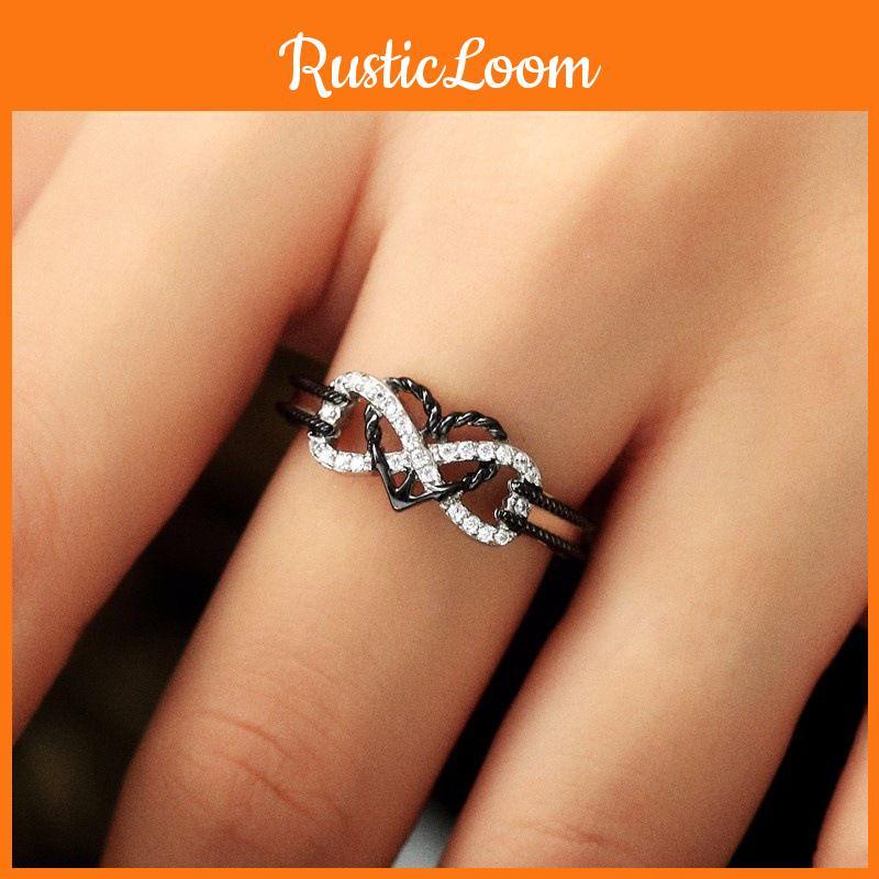 Premium Quality Heart-shaped Ring With Elegant Flower Pattern For Women