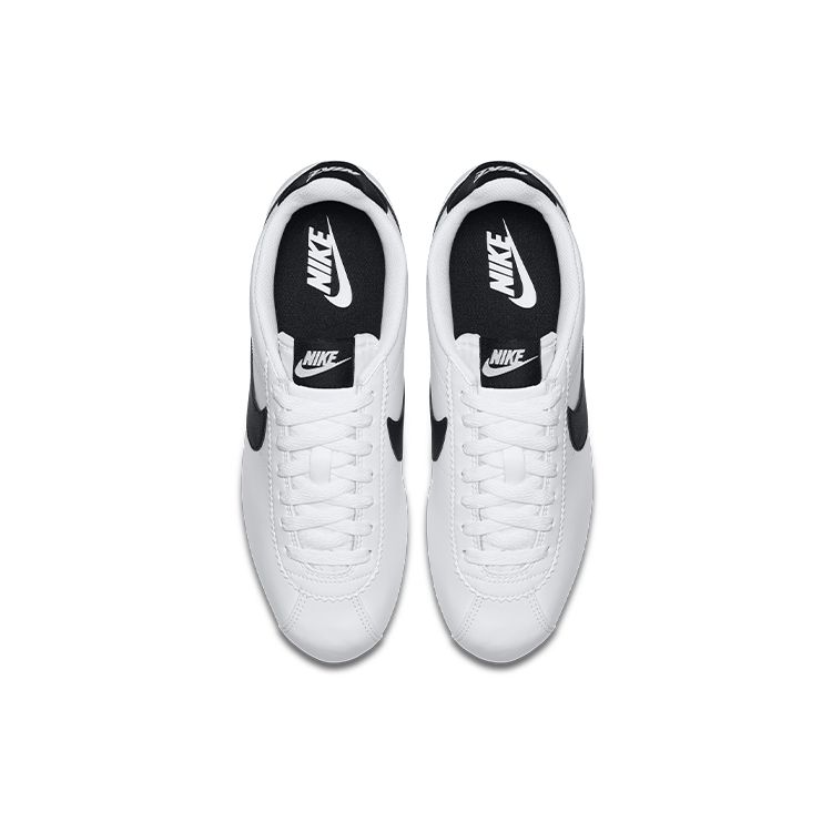 Nike Classic Cortez Kožené Bílé Černé Dámské Tenisky Černo-Bílé 807471-101