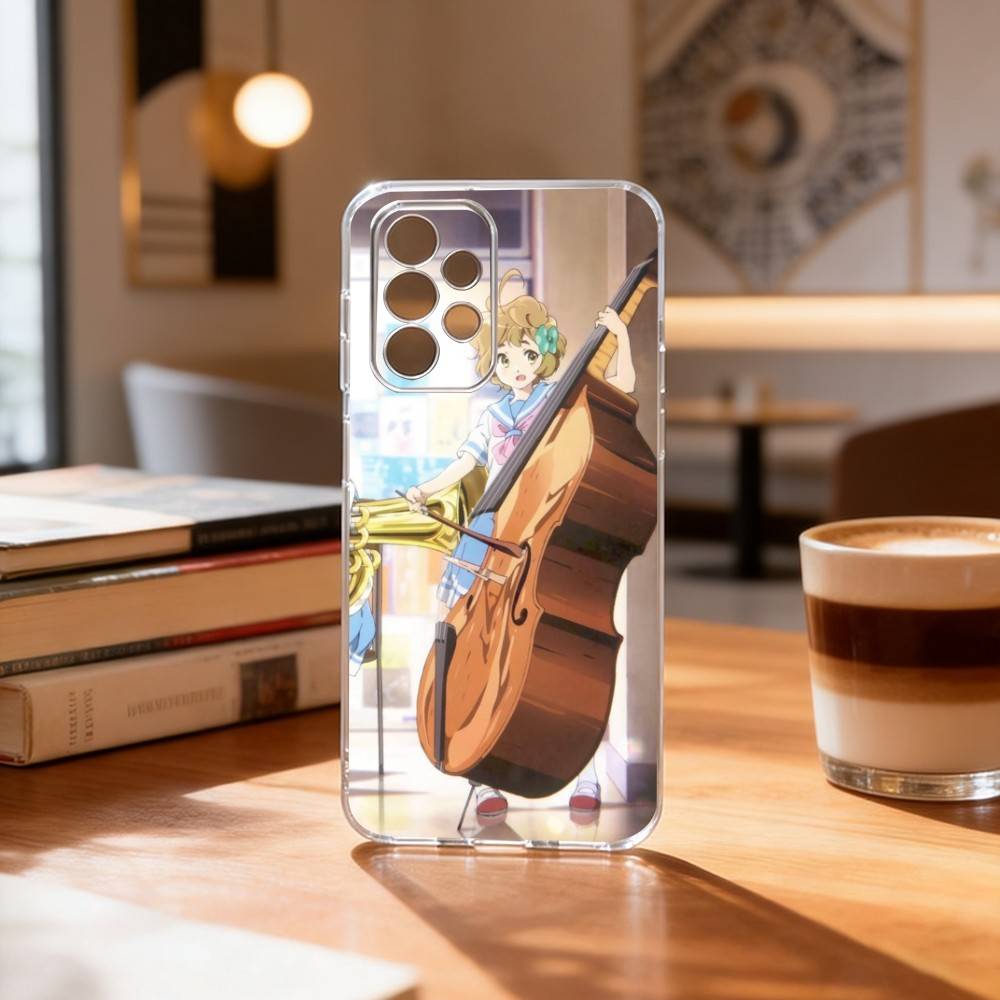 

Euphonium&Trumpet School Band Phone Case Transparent Silicone Soft For Samsung S25,S24,S21,S22,S23,S30,Ultra,S20,Plus,Fe Samsung S24Plus