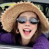 New Oval Frame Sunglasses Men Women Trendy UV400 Sun Glasses Eyewear Outdoor Driving Sports Punk Goggle Shades for Male