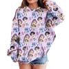 Sweatshirts For Teen Girls Hoodies Long Sleeve Drawstring Pullover Cute Printed Hoodie Top