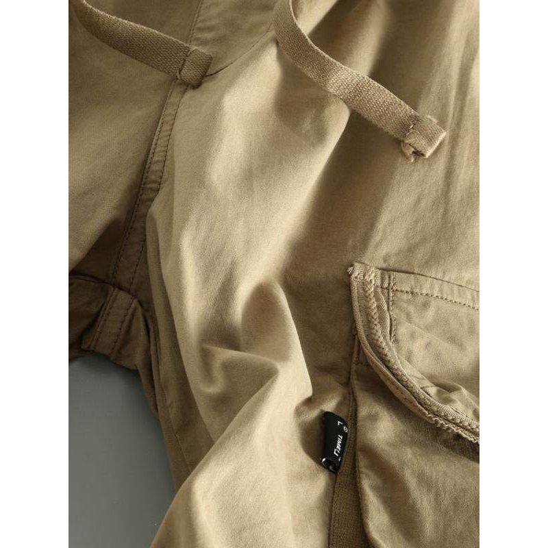 to Japan Foreign Trade Outdoor Cattle Goods Spring and Autumn Men's Casual Solid Multi-pockets Men's Trousers All-Matching Men's Trousers Fashion