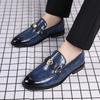 Tendenza Nuove Scarpe da Uomo in Pelle Verniciata con Motivo Coccodrillo Marca Designer Mocassini da Guida Scarpe Formali da Matrimonio Homecoming