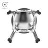 Homlly Tonii Stainless Steel Doctor Stool (Various Heights Available)