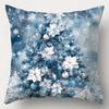 Christmas Theme Pillowcase Modern Style, Zipper Closure, Machine Washable, Polyester