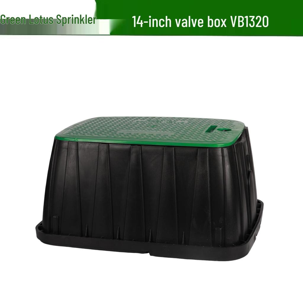 Raised Plastic Water Intake Valve Box for Solenoid Valves - Sizes: 6", 10", 12", 14" (VB708, 910)