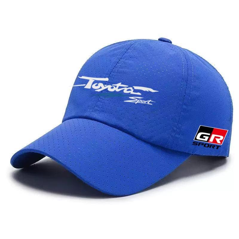2026 New Toyota Logo GR Racing Summer Thin Breathable Soft Top Baseball Hat Outdoor Riding Sunshade Hat Duck Tongue Hat