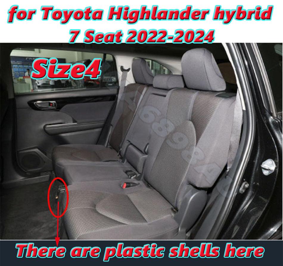 Custom High Quality Car Floor Mat for Toyota Highlander 7 Seat Version 2009-2025 Anti Dirty Durabler Leather Carpet