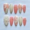 Pearl Flower Gentle Girl Versatile Removable Nail Art Tablets 30 Pieces