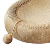 Sisal Cat Scratcher Board with Ball Scratch Resistant Cat Scratching Pad Lounge Sofa for Cats or Small Dogs Cat Scratching Bed