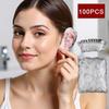 100PCS Elastic Hair Dyeing Ear Sleeve Waterproof Ear Protector Caps  for Shower Salon
