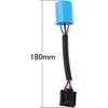 9007 Male To H4 Female Extension Conversion Harness Adapter 9007/H4 Conversion Wire For Hummer H2 Headlight (Blue)