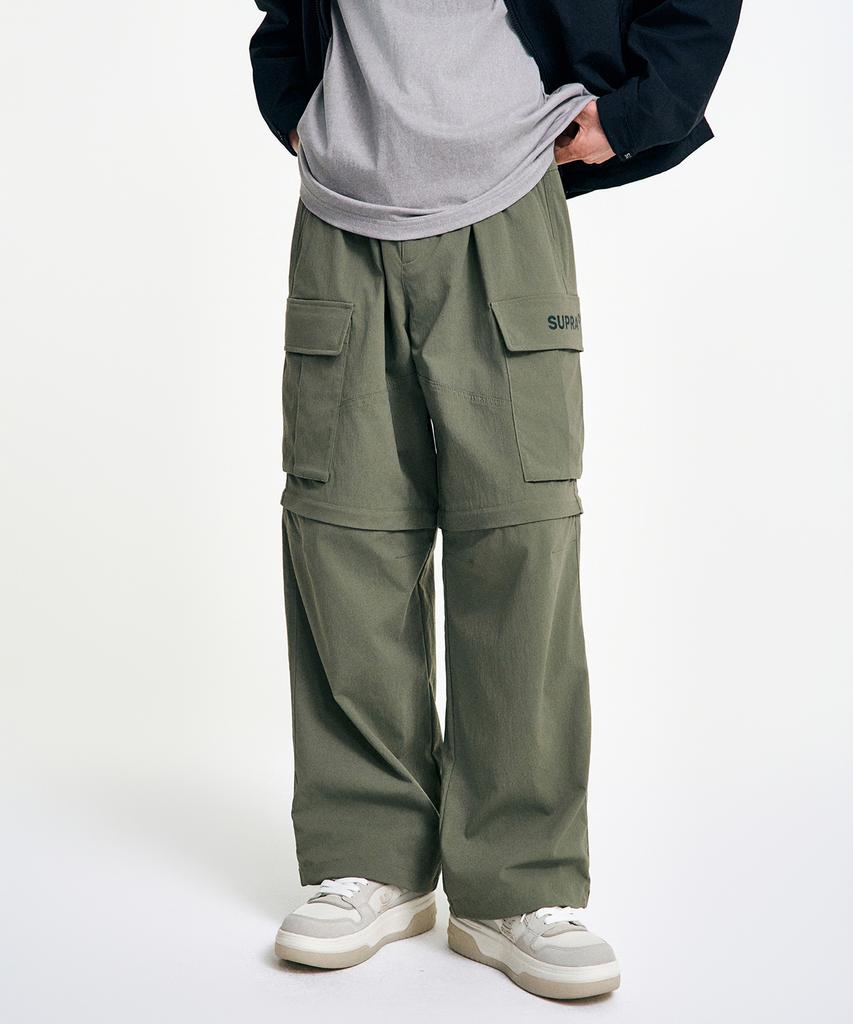 SUPRA Detachable 2-Way Pocket Cargo Pants (Khaki)