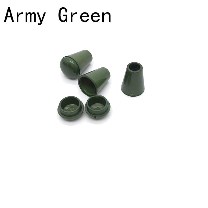 20Pcs Cord Ends Bell Stopper with Lid Lock Toggle Clip for Drawstring Clothes Sportswear Shoes DIY Accessories Plastic Stopper