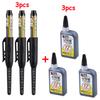 NEW Long Head Nib Deep Hole Markers Pen 20mm/45mm Waterproof White Tile Carpenter Pen for Woodworking Black/Blue/Red Ink