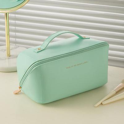 Large-capacity Pillow Makeup Bag Portable Travel Toiletry Bag Premium Handbag PU Waterproof Storage Bag