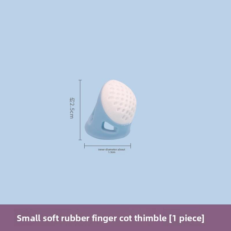 1PCS Silicone Thimble Anti-Punch Finger Cover for Elderly Household Sewing Accessories Cross Stitch Embroidery Needle Presser Thimble Artifact