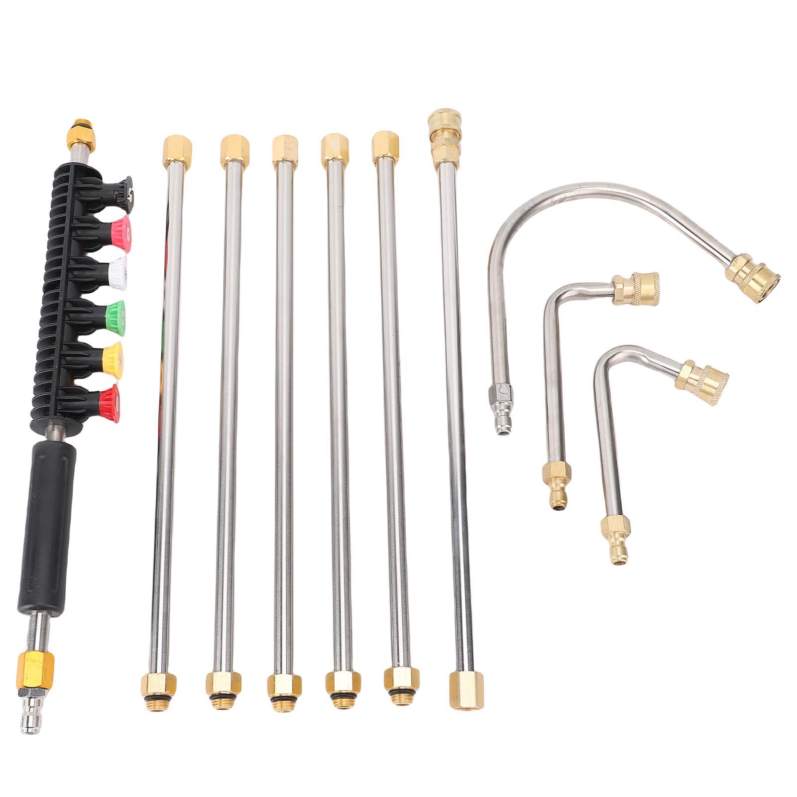 

Комплект удлинительных насадок для мойки высокого давления 6 насадок 30 90 градусов U-образные изогнутые стержни Мойка высокого давления