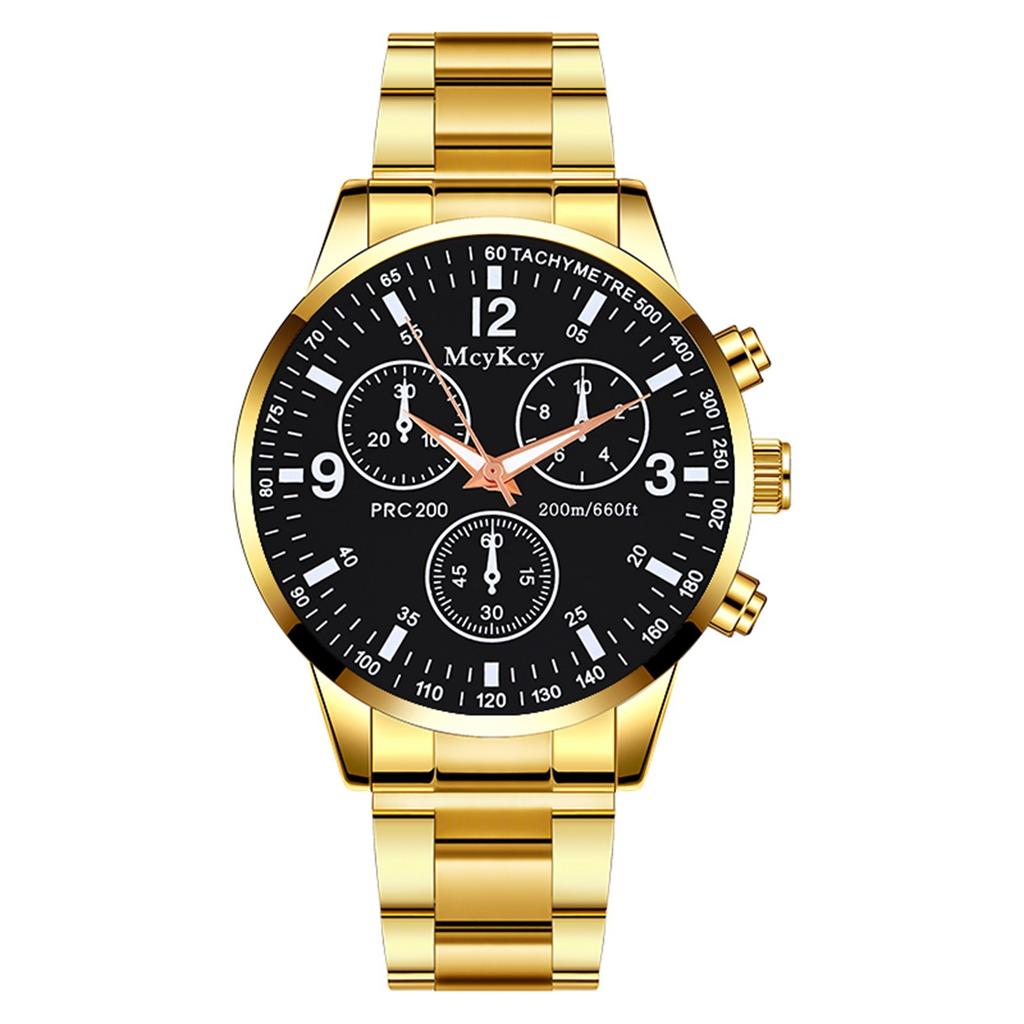 Watch Stainless Steel Wristband Men's Watch Quartz Watch Gift  Winner Watch