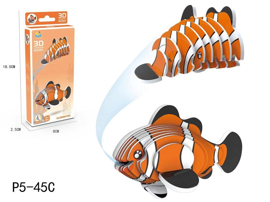 Animal 3d Dinosaur Model Craft Kit Diy Paper Jigsaw Puzzle Kid Toy Educational