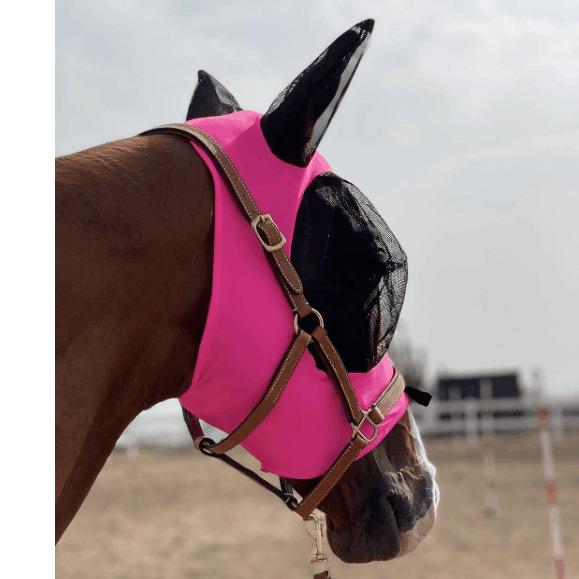 

Breathable Mosquito-Proof Horse Head Mask – New Style Insect-Resistant Cover Classic фиолетовый