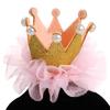 Pet Crown Decor Delicate Anti-fall Pet Headgear Princess Dog Hairpin for Decor