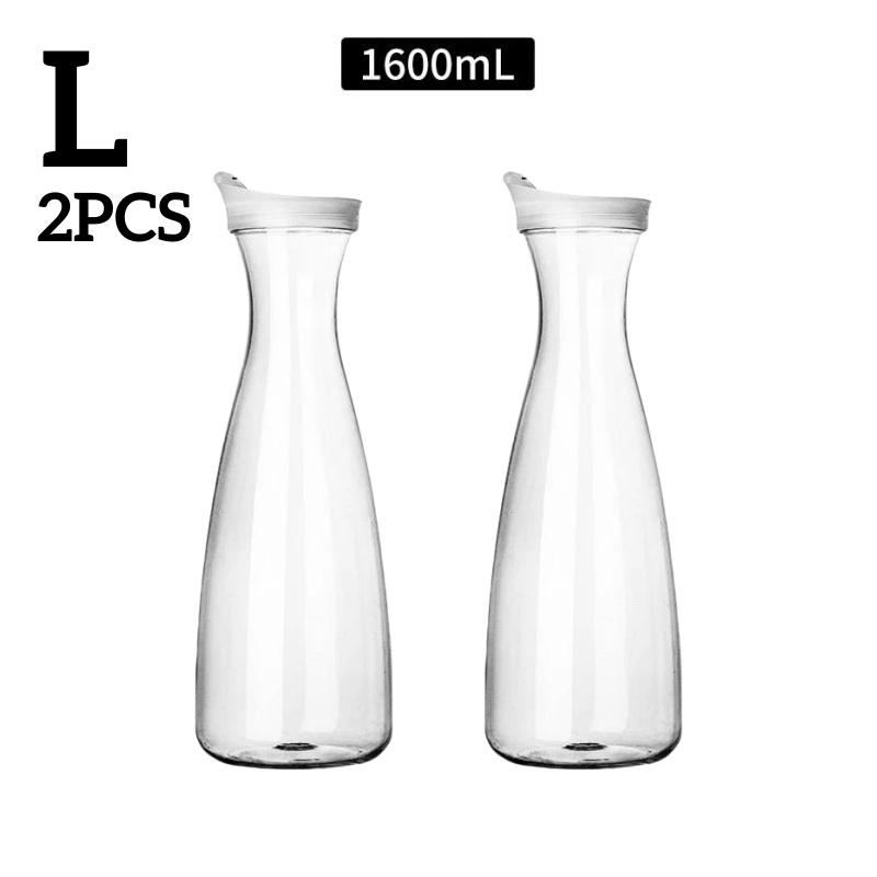 1/3pcs Large Capacity Water Jug Beverage Juice Container With Lid for Cold Drinks Fridge Plastic Water Pot Home Iced Tea Kettle