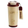 Snoopy Coffee Vacuum Insulated Stainless Steel Water Keeps Hot or Sports Direct with Lid Cup, Bottle, Cold, 530ml, Bottle, Drinking, (Red)