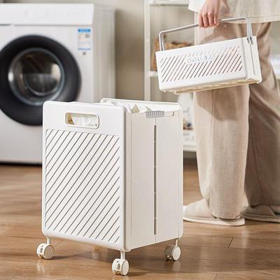 Portabiancheria pieghevole: Cesto multifunzionale di grande capacità per riporre oggetti in bagno e toilette