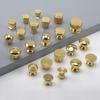 Gold Cabinet Drawer Knob Knurled Door Handle Simple Simplicity Hardware  for Home
