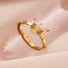 New Luxury Women's Butterfly & Angel Ornament Ring