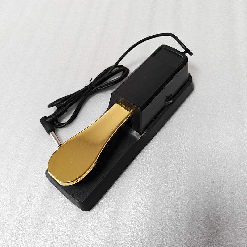 Universal Metal Sustain Pedal for Electronic Keyboards, Digital Pianos, and Synthesizers.