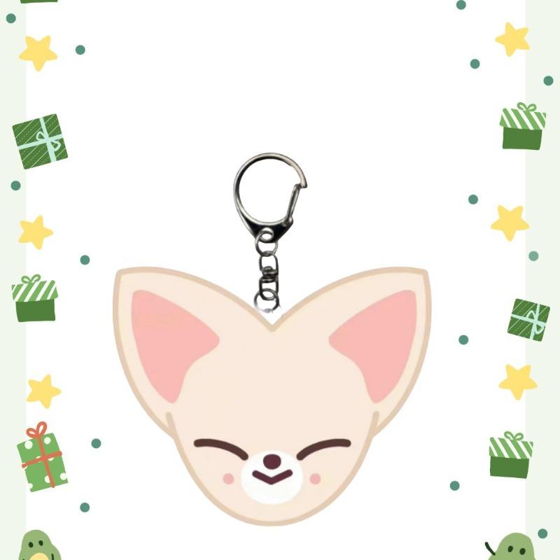 Cute New Cartoon Acrylic Doll Keychain Skzoo Keychain with Accessories, Same As Holiday Gift Givers