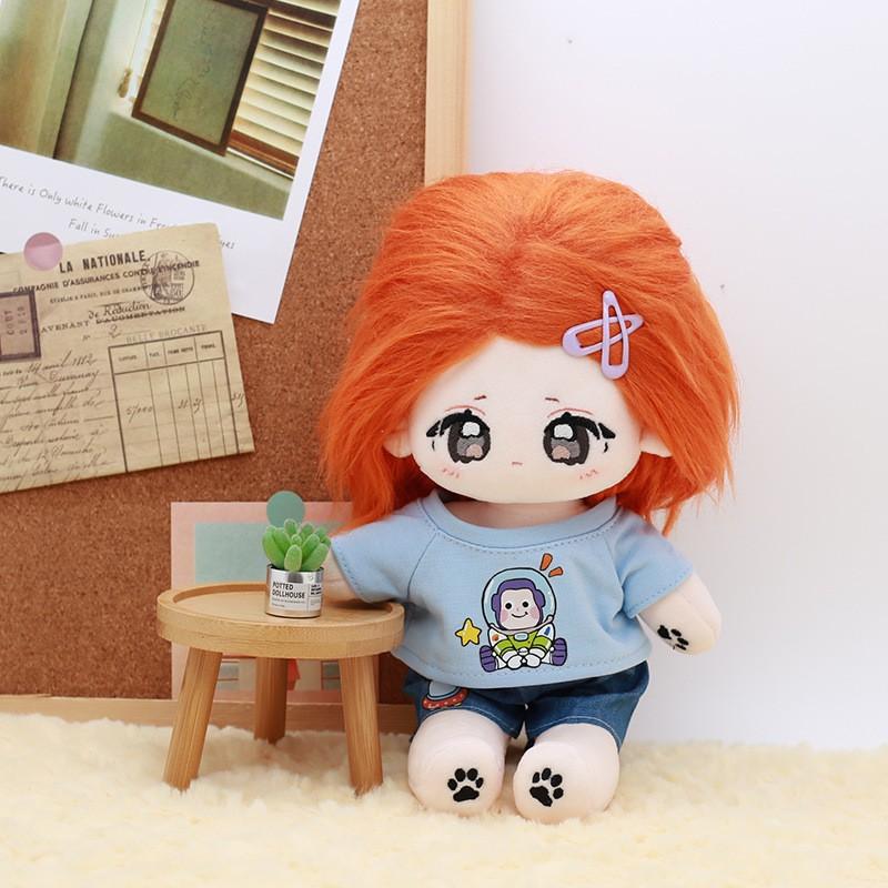 15cm Plush Doll Outfit Set Cotton Sweatshirt Clothes Fashion Toy Collectible Accessories