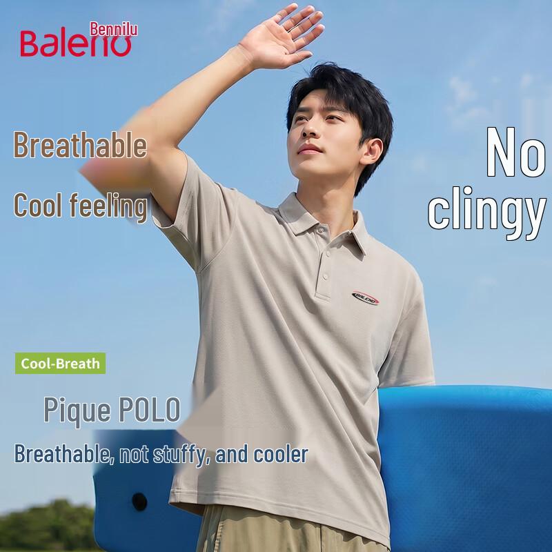 Baleno Men s Casual Short Sleeve Polo Shirt 3XL