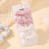 Simple Bow Hairpin Set, Four-Piece Set Of Children'S Hair Accessories, Fabric Hairpin Set, Baby Headgear 5135.