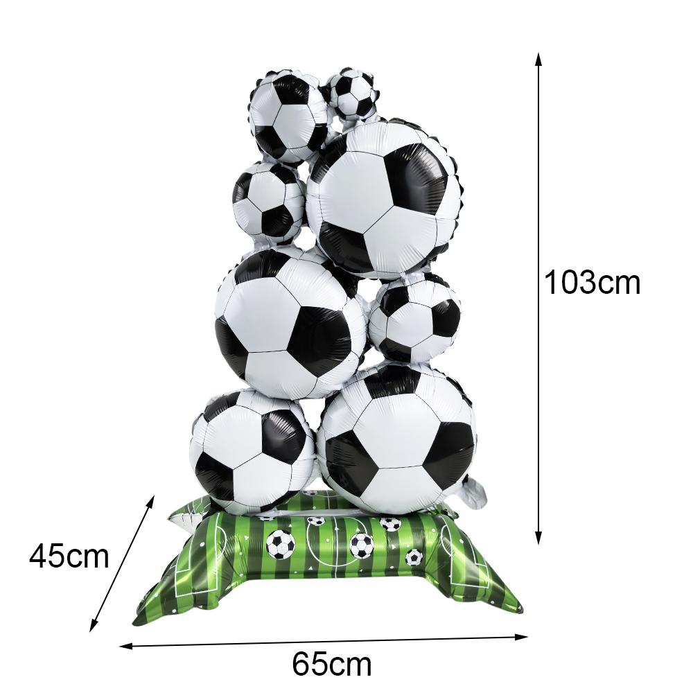 Standing Soccer Foil Balloon Kids Football Theme Birthday Party Baby Shower Decor Football Club Decor Supplies Boys Gifts