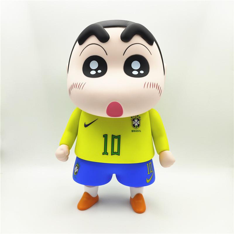 Adorable Pvc Action Figure Crayon Shin-chan Cosplay Soccer Basketball Stars Collectible Toy