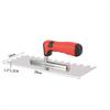 BHBL 1/2inch Square Notched Trowel,Stainless Steel Flat Finishing Trowel for Cement, Masonry Tile Installation Work