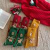 Suxinaimin Christmas Snowman Embroidered Mid-Tube Socks - Trendy Autumn/Winter Gift