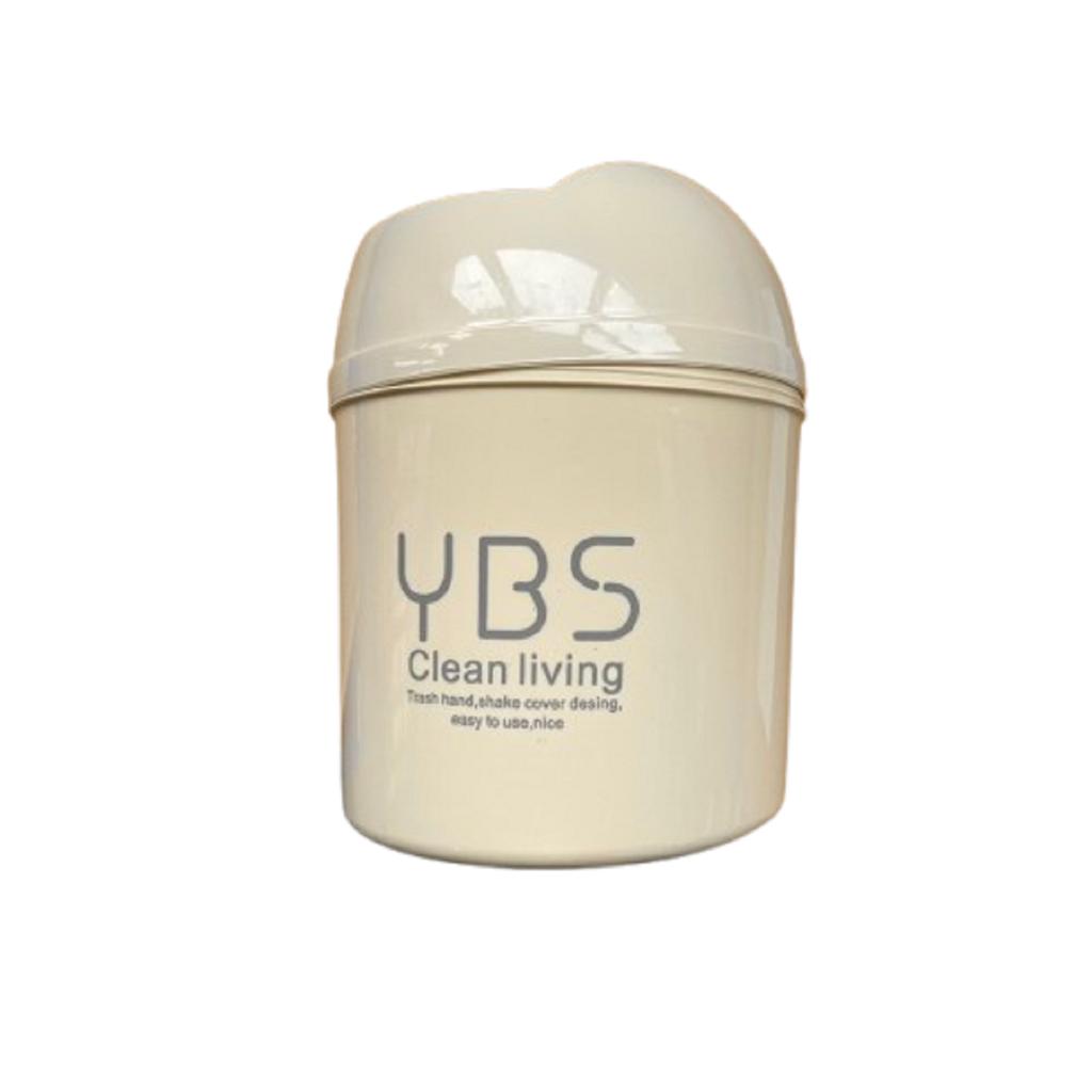Desktop Trash Can Household Covered Storage Cleaning Bucket