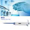 Walfront Micropipette, Pipettor, Adjustable Volume Dispenser, Single Channel, Manual Adjustment, 0.5-10ul, Lab Tool, Mechanical Drive