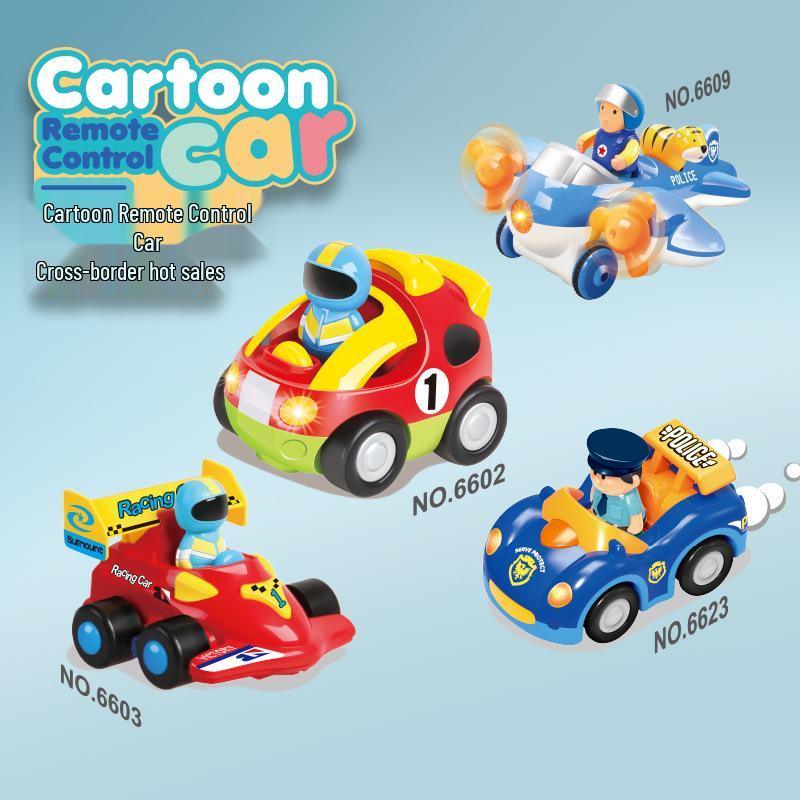 

Children s Electric 2.4G Remote Control Car with Lights & Music - Popular Cartoon Toy Car