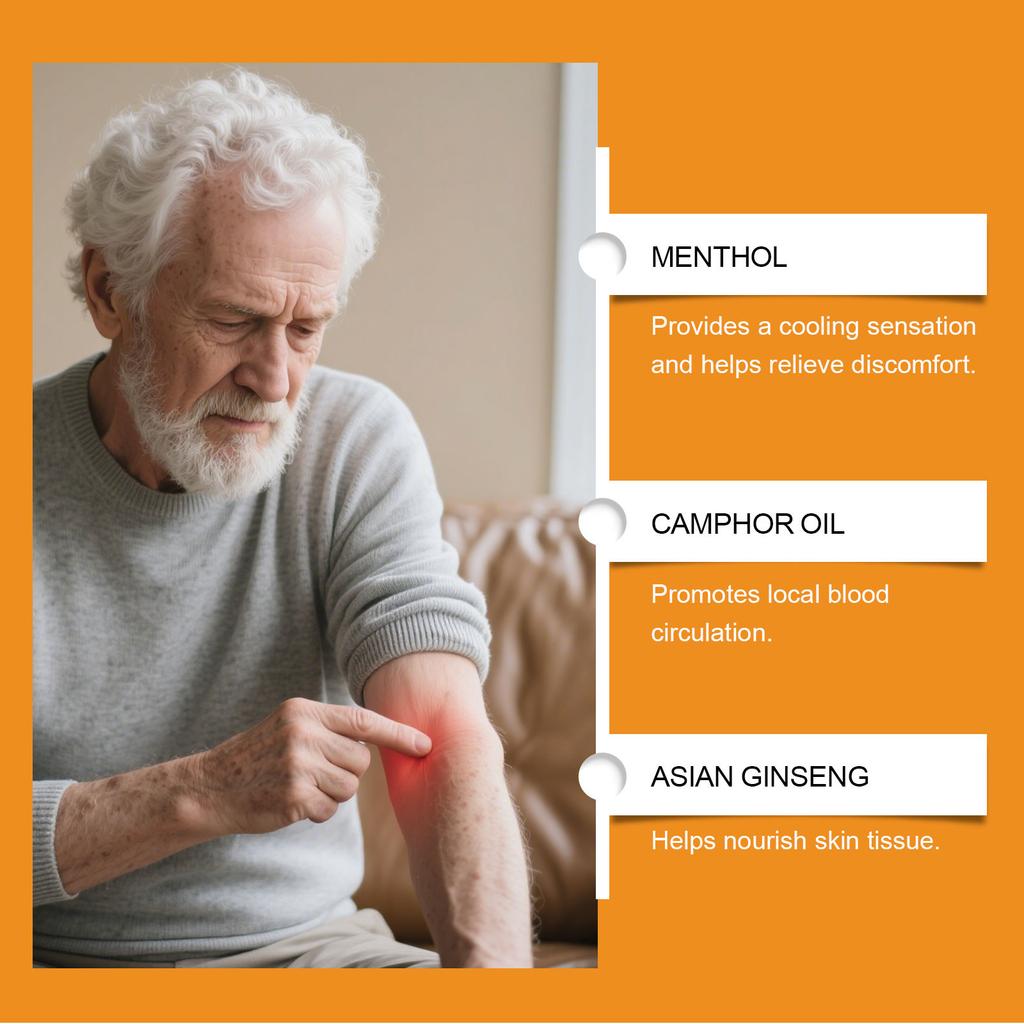 Joint And Muscle Soothing Cream With Relaxing Ingredients Is Suitable For Shoulder, Neck, Waist And Back Care After Exercise.