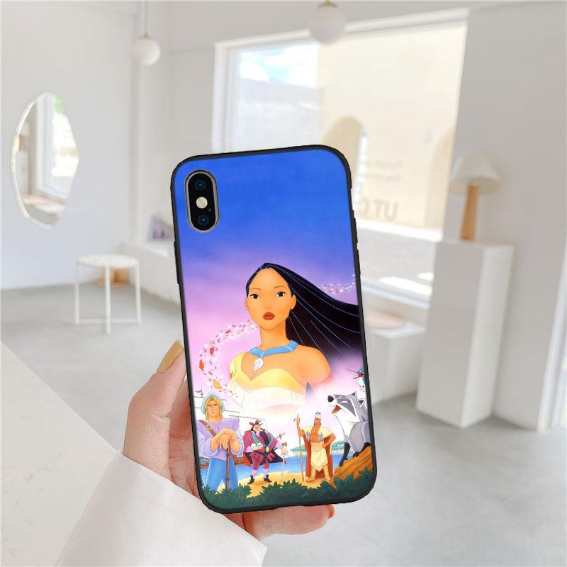 CJ41 Disney Pocahontas Soft Shell Phone Case for Redmi Note 10 11 12 Pro Max 10S 10C 10T 11A 11S 12S 12C