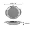 1PC Elliptical Plate Afternoon Tea Cake Treat Dish Round Plate Modern Salad Fruits Serving Tray Desserts Plate 15/18/21/23/26cm