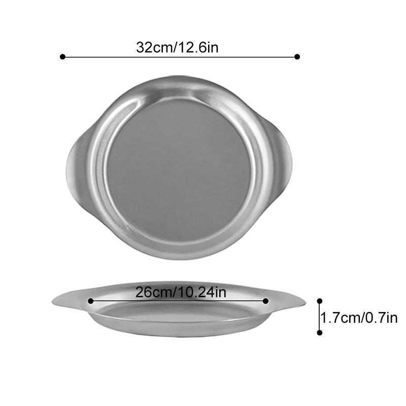 1PC Elliptical Plate Afternoon Tea Cake Treat Dish Round Plate Modern Salad Fruits Serving Tray Desserts Plate 15/18/21/23/26cm