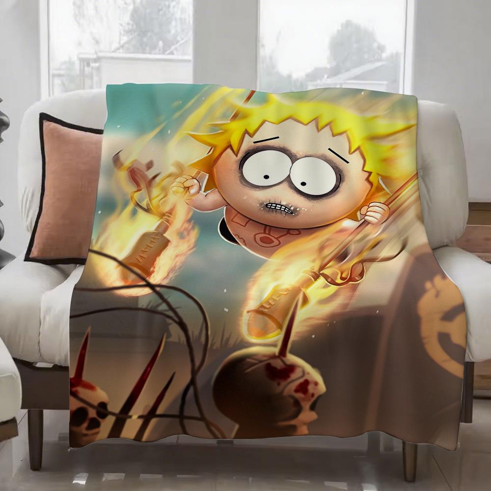Cartoon S-South Süß P-Park Decke Design Leicht Für Wohnheime, Nickerchen, Wohnzimmer, Büro, Sofa, Ganzjahres