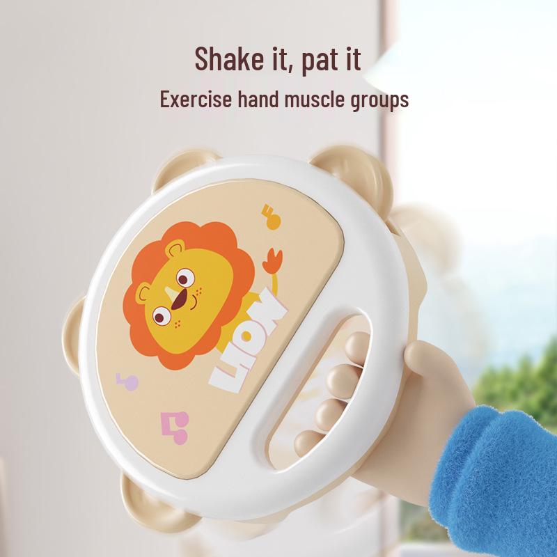 Cross-Mirror Rocket Baby Rattle Teether: Cute Soothing Toy for Newborns and Early Education